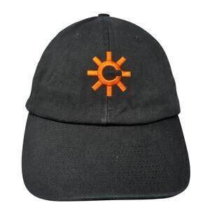 SunCoke Energy Slideback Hat Black One Size Embroidered Logo Bayside